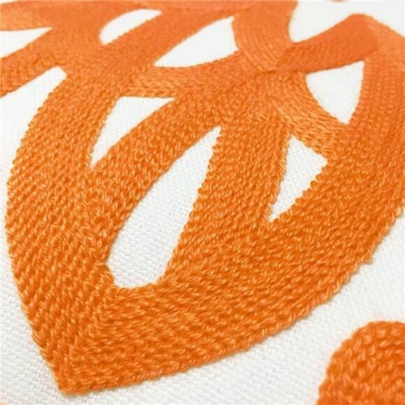 Alysheer Embroidered Decorative Throw Pillow Covers 18"x18" Set of 2 Pieces - Picture 2 of 7